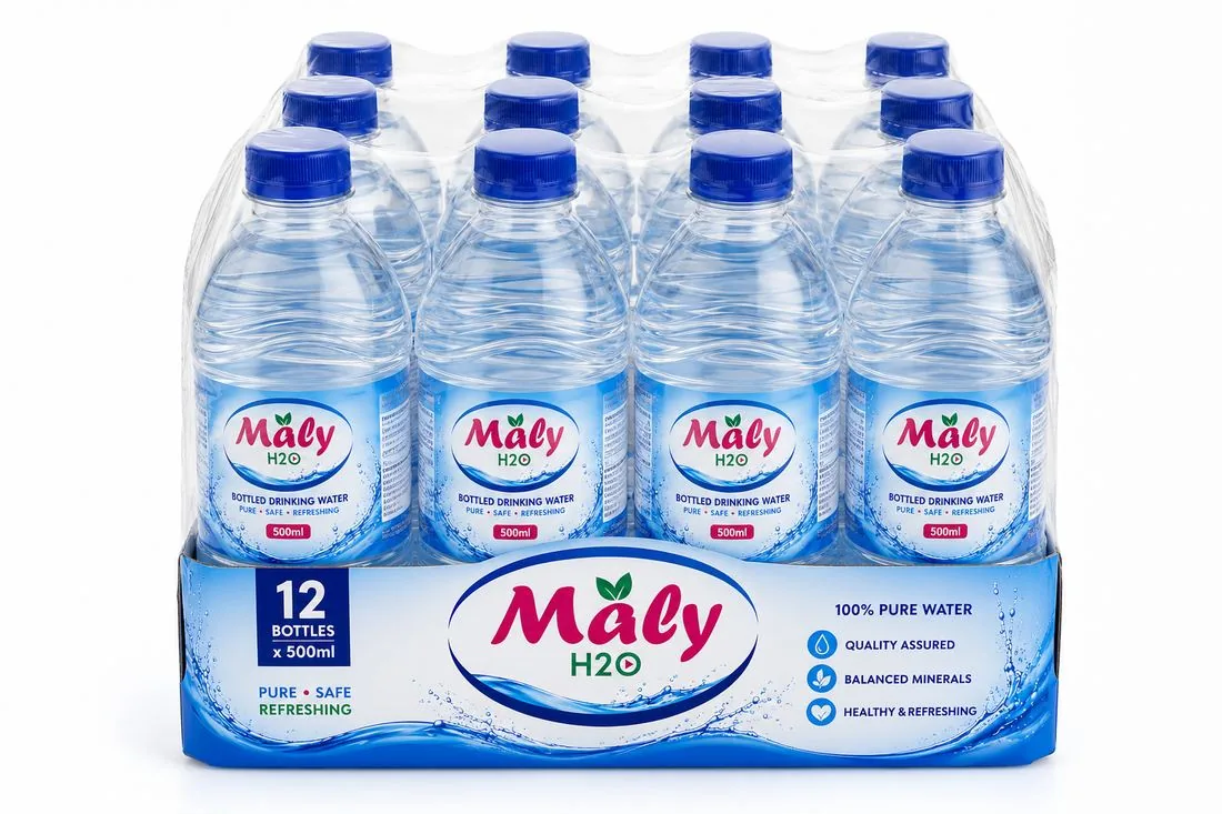 MALY Water 12 x 500ml retail tray pack