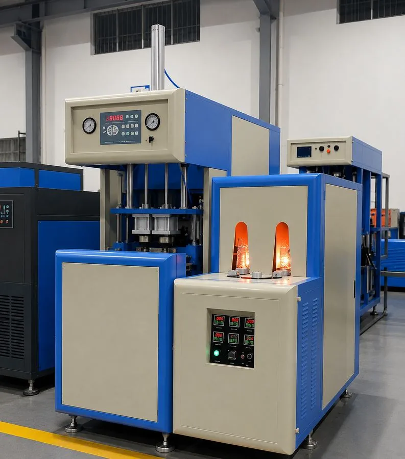 MALY semi-automatic PET blowing machine for 6 litre water bottles